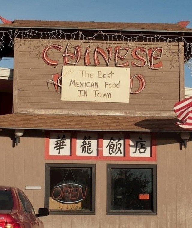 Ok, je li ovo sad kineski ili meksički restoran?
