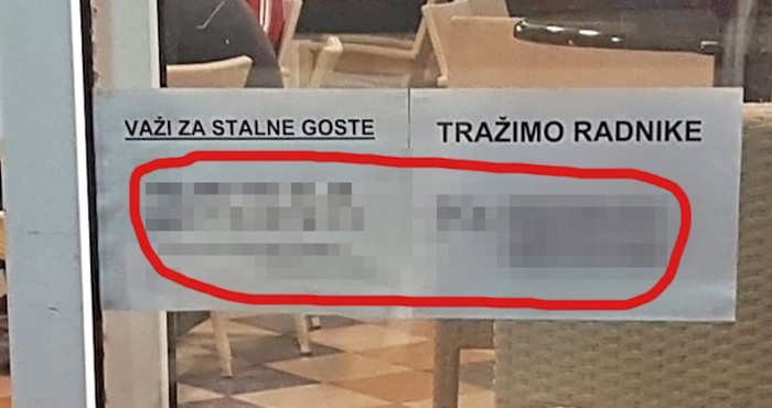 Ovaj kafić hitno treba radnika, sve će vam biti jasno kad vidite što su napisali gostima