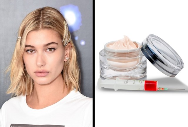 Hailey Baldwin - hidratantna krema za lice s vlastitom krvlju