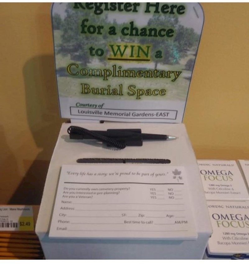 Prijavite se i osvojite grobno mjesto!