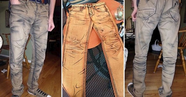 Možete li vjerovati da su ove hlače zapravo nacrtane?