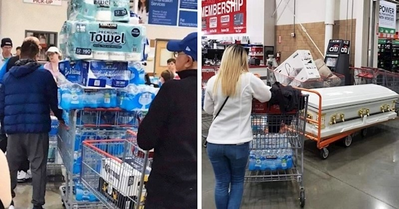 Ljudi su podijelili fotke totalnih čudaka koji su pretjerali s kupovinom zaliha