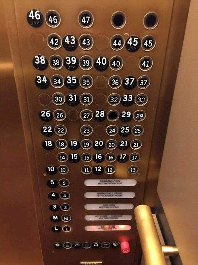 Katastrofalna kombinacija tipki u liftu