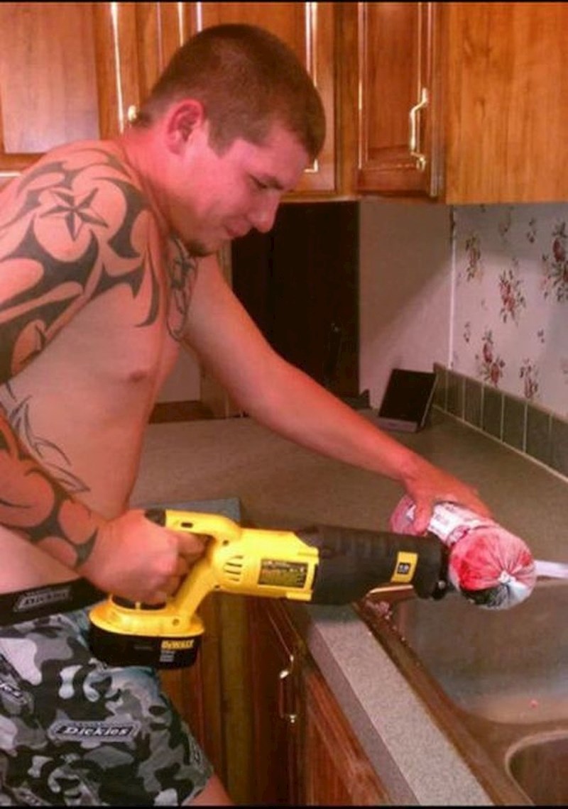 Samo slabići jedu otopljenu hranu...