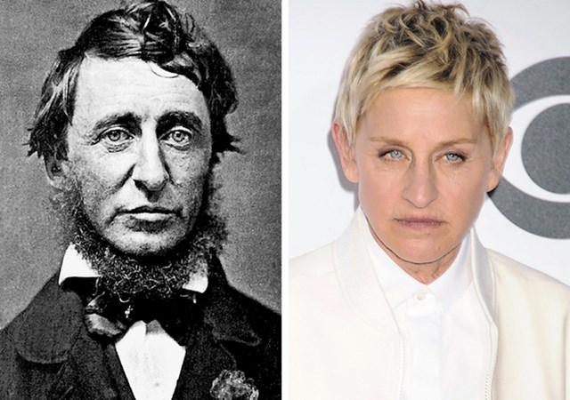 Američki filozog Henry David Thoreau i Ellen DeGeneres