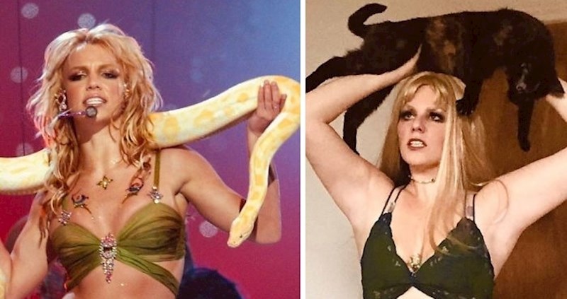 Komičarka rekreira likove iz filmova i poznate osobe pomoću stvari koje nađe oko sebe