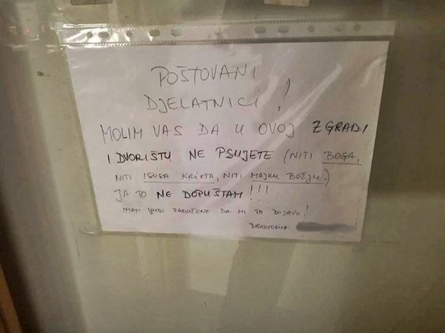 Evo kako ih je upozorila:
