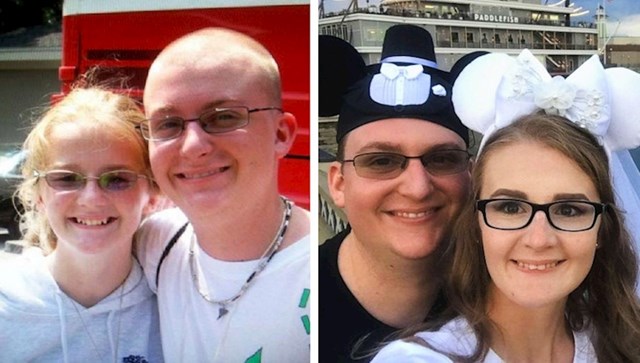 Ovaj par se od djetinjstva zajedno borio s leukemijom. Kasnije su postali muž i žena.