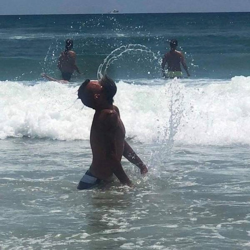 Htio je slikati savršenu fotku s godišnjeg odmora...