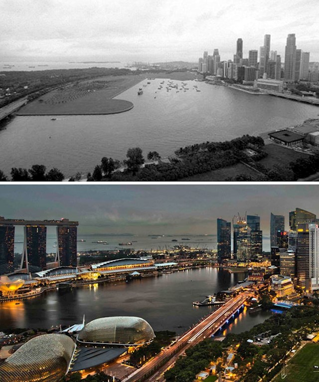 Singapur 2000. godine i danas