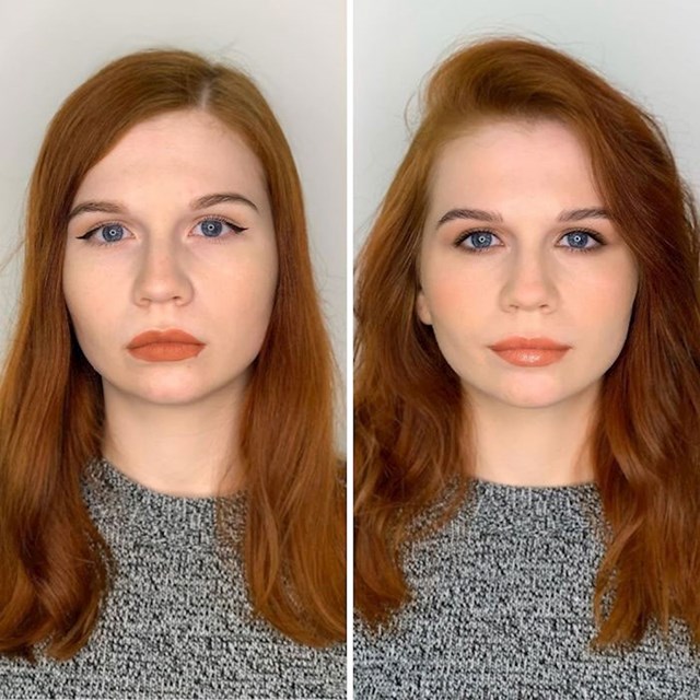 Žene su se prvo našminkale same, a onda ih je našminkala profesionalka: Pogledajte razliku (FOTO) #5