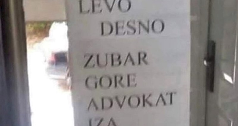 Trebao je ići zubaru, no dočekale su ga "upute" koje su ga totalno zbunile