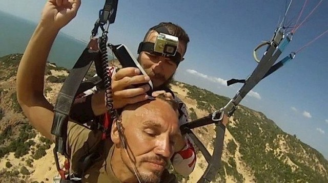 Šišanje tijekom paraglidinga