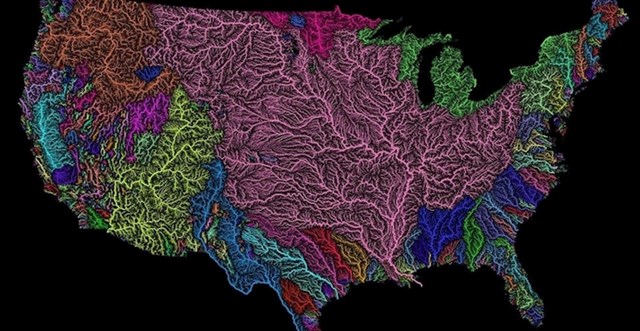 Slijevovi rijeka u SAD-u