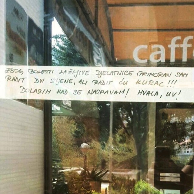 Odlučio je kako će (i kad) raditi: