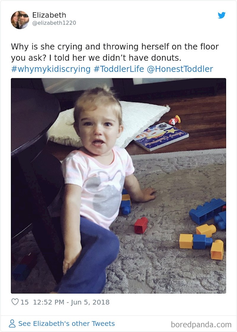 "Jer sam rekla da nemamo krafne."