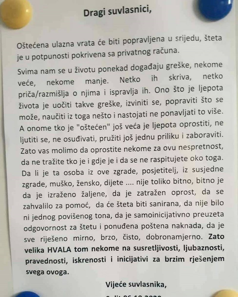 Bravo za ove ljude, trebali bi biti primjer ostalima. 🙂