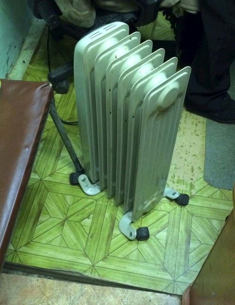 "Ponekad se moje noge osjećaju kao nogice ovog radijatora."