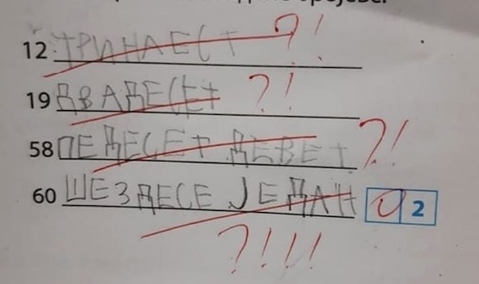 Tko je u pravu – učenik ili učiteljica? Pogledajte zadatak za koje je dijete dobilo nula bodova