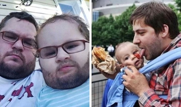 15 očeva koji su začudili internet svojim neobičnim fotkama s malom djecom