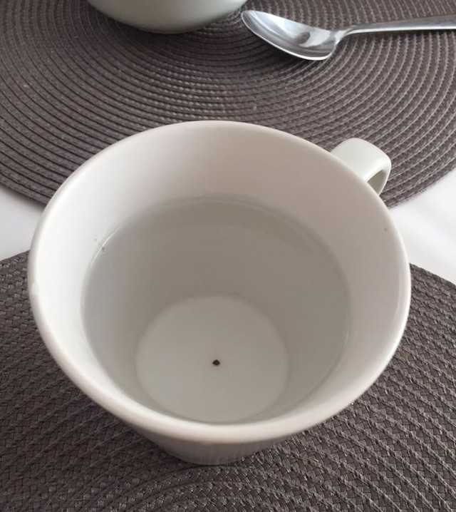 "Rekla sam mužu da mi napravi slab čaj, tj. da ne stavi puno čaja u vodu. Evo što mi je donio."