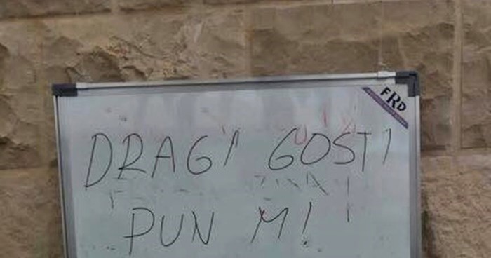 Konobar iz Dalmacije je izgubio živce, evo što je poručio "dragim gostima"