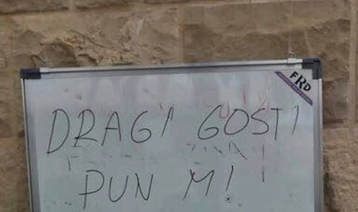 Konobar iz Dalmacije je izgubio živce, evo što je poručio "dragim gostima"