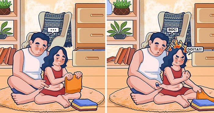 Simpatične ilustracije koje pokazuju što se događa u gotovo svakoj ljubavnoj vezi ili braku