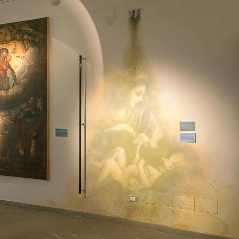 Ne, nije ukazanje. Ovo što vidite je graffiti umjetnički rad!