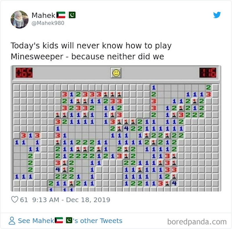 Nekima je Minesweeper bio najdraža računalna igrica.