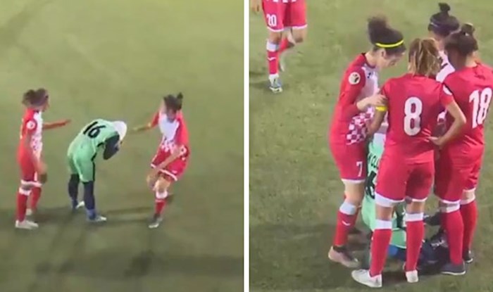 Nogometašici iz Jordana je hidžab počeo padati s glave, reakcija igračica protivničke ekipe zadivila je javnost