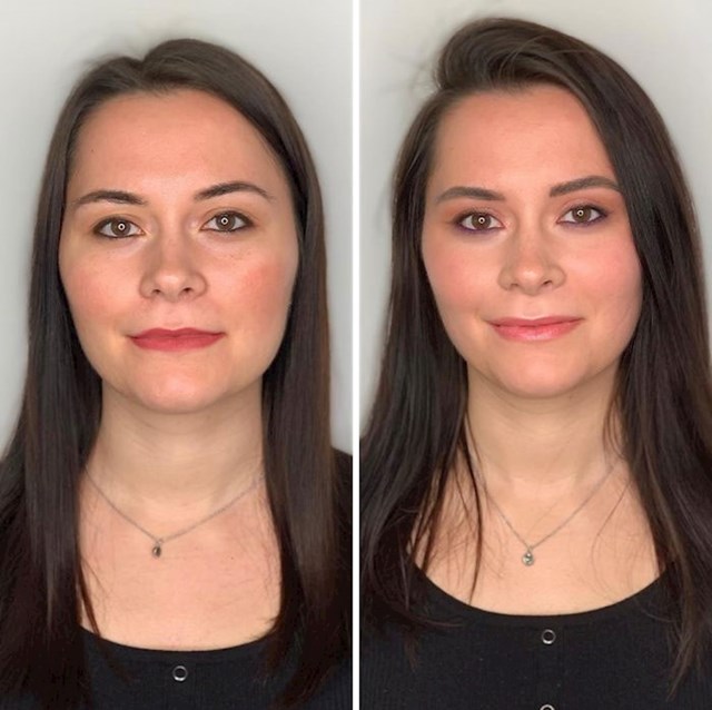 Žene su se prvo našminkale same, a onda ih je našminkala profesionalka: Pogledajte razliku (FOTO) #23