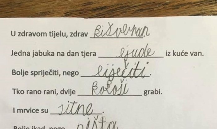 "Čovjek je čovjeku tata" Djetetovi simpatični odgovori na pitanja uljepšat će vam dan