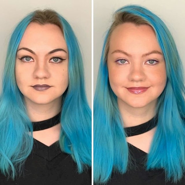 Žene su se prvo našminkale same, a onda ih je našminkala profesionalka: Pogledajte razliku (FOTO) #26