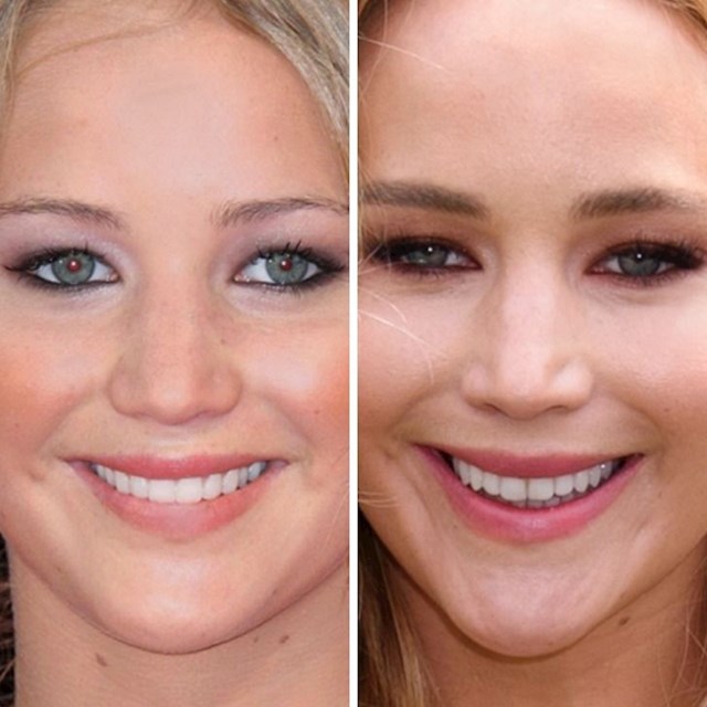 Jennifer Lawrence (18 i 28 godina)
