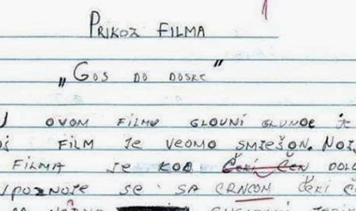 Učenik je u školi morao opisati filmove, njegova zadaća je zabavila društvene mreže