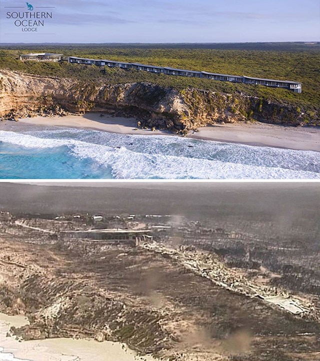 Još jedna usporedba otoka Kangaroo Island prije i nakon požara