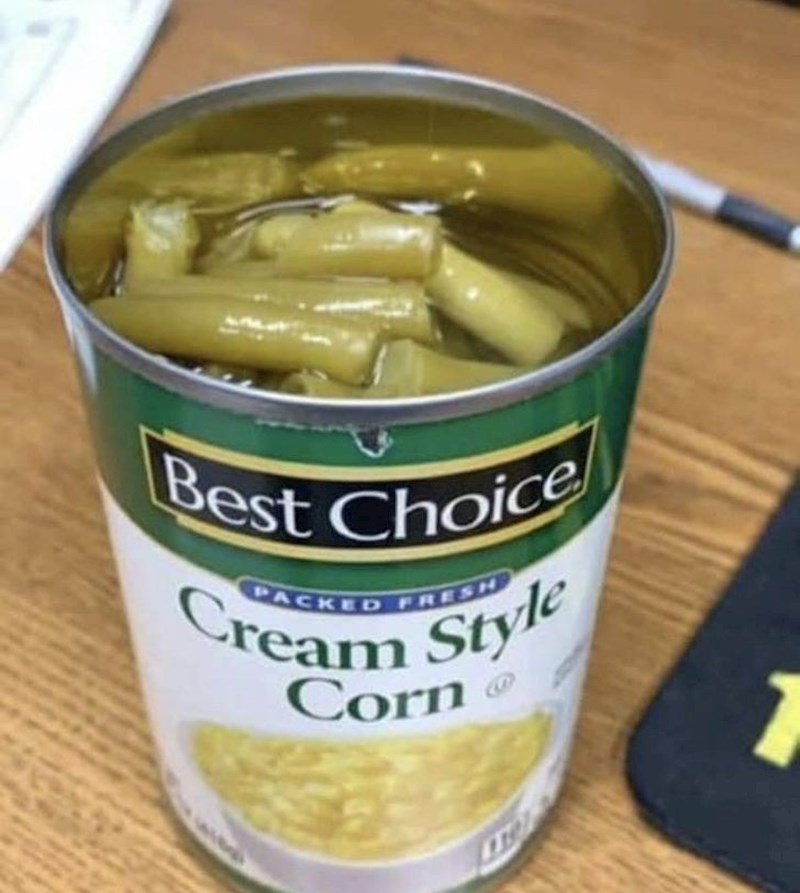 Kupila je konzervu kukuruza, a dobila nešto drugo.