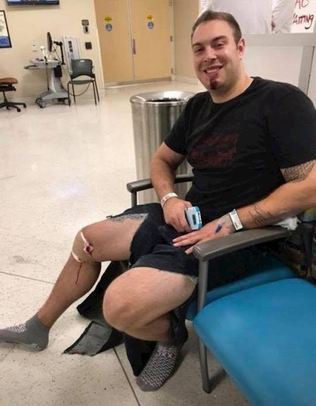 "Ovaj čovjek je upucan dok je branio moju sestru tijekom pucnjave u Las Vegasu."
