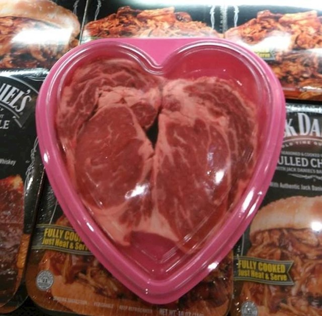 "Isto ovakvo srce dobila sam od dečka za Valentinovo!"