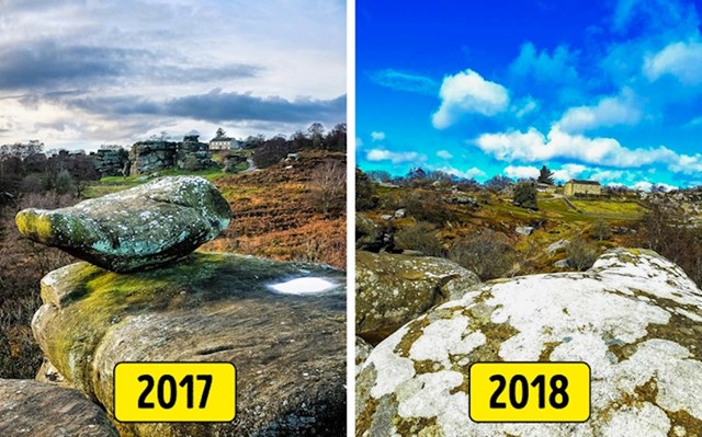 7 popularnih turističkih lokacija koje je svijet izgubio u posljednjih nekoliko godina brimham stijene, north yorkshire, engleska