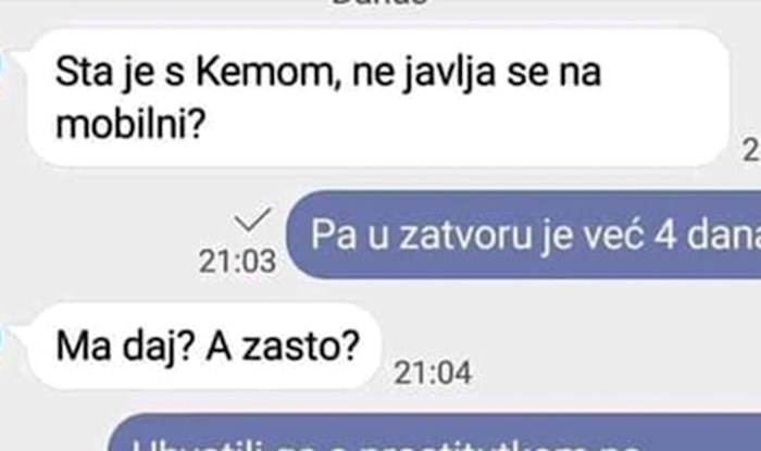 Nije znao gdje mu je prijatelj pa se raspitivao, no onda se pojavio problem