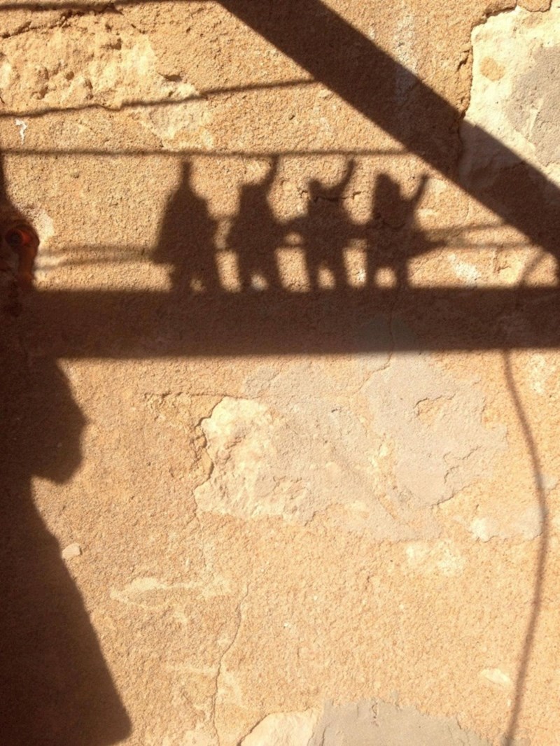 Vrećice su na sjeni izgledale kao ljudi koji mašu.