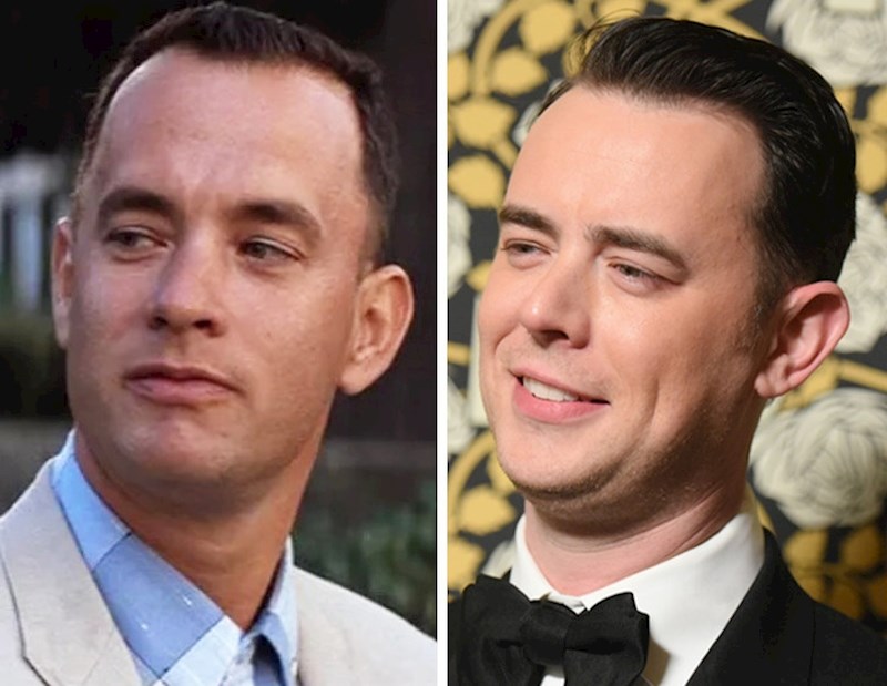 Tom Hanks i sin Colin s 38 godina