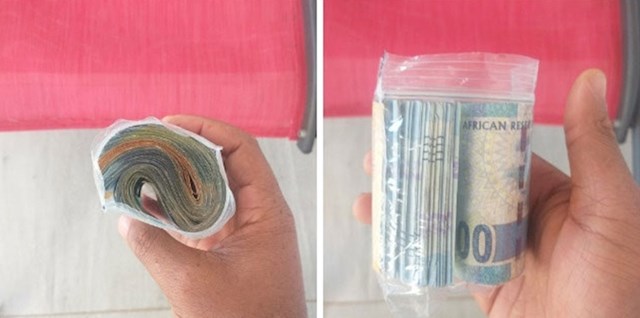 "Prije 3 mjeseca sam izgubio novčanice u vrijednosti od 10 tisuća randa (južnoafrička valuta). Danas smo čistili kuću i evo što sam našao!"