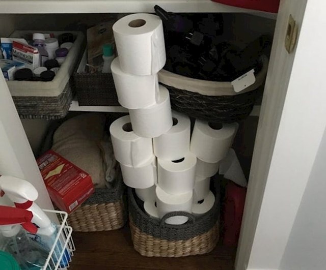 "Muža sam zamolila da kupljeni WC papir stavi u košaru..."