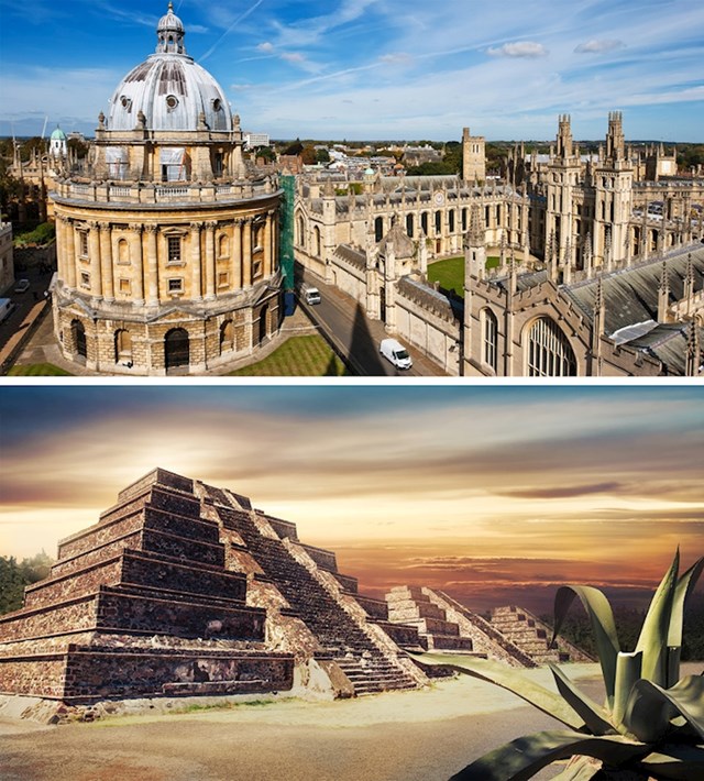 Sveučilište Oxford starije je od Astečke civilizacije.