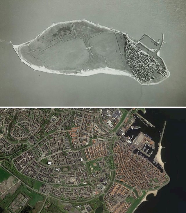 Nekadašnji nizozemski otok Urk (1930.) danas je kopno (2020.)!