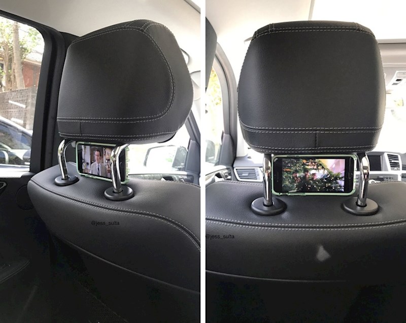 Djevojčici je dosadilo držanje mobitela u ruci pa joj je palo na pamet nešto genijalno... :)