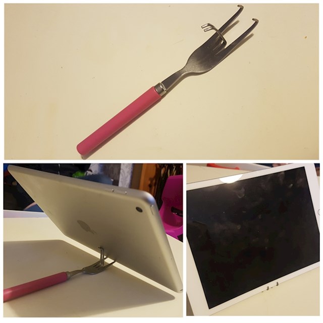 "Vidjela sam ovu vilicu u bratovoj kući pa ga pitala zbog čega je takva. Uzeo je svoj tablet i pokazao mi razlog."
